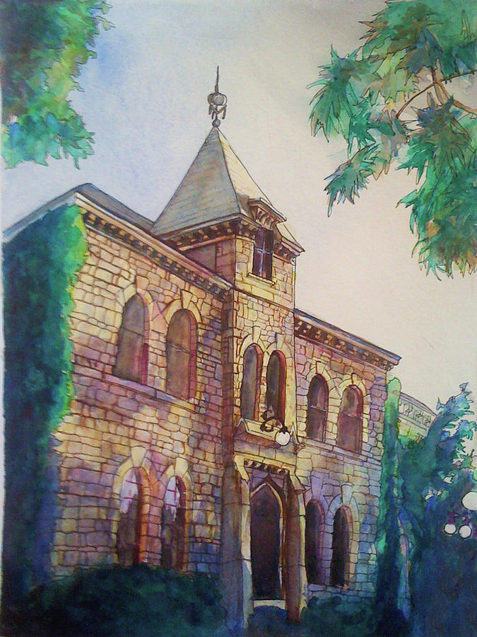 Anderson Hall Painting by Julie Garcia