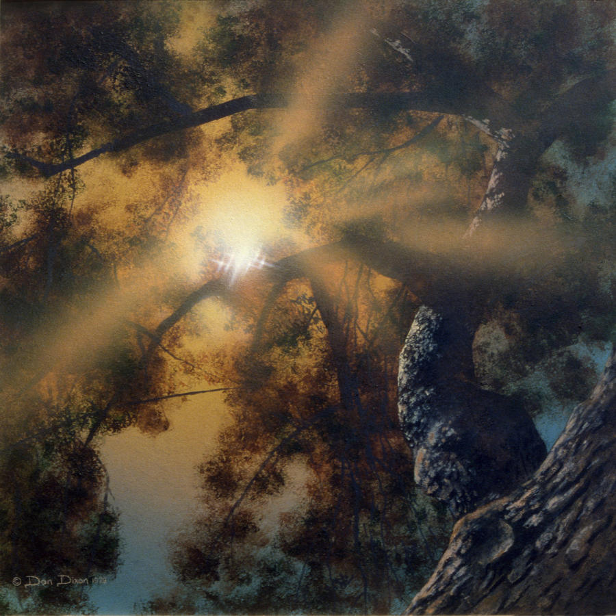Science Fiction Painting - Andis Oak by Don Dixon