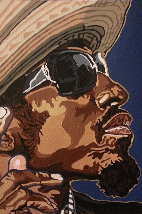 Andre 3000 Painting by Rachel Natalie Rawlins