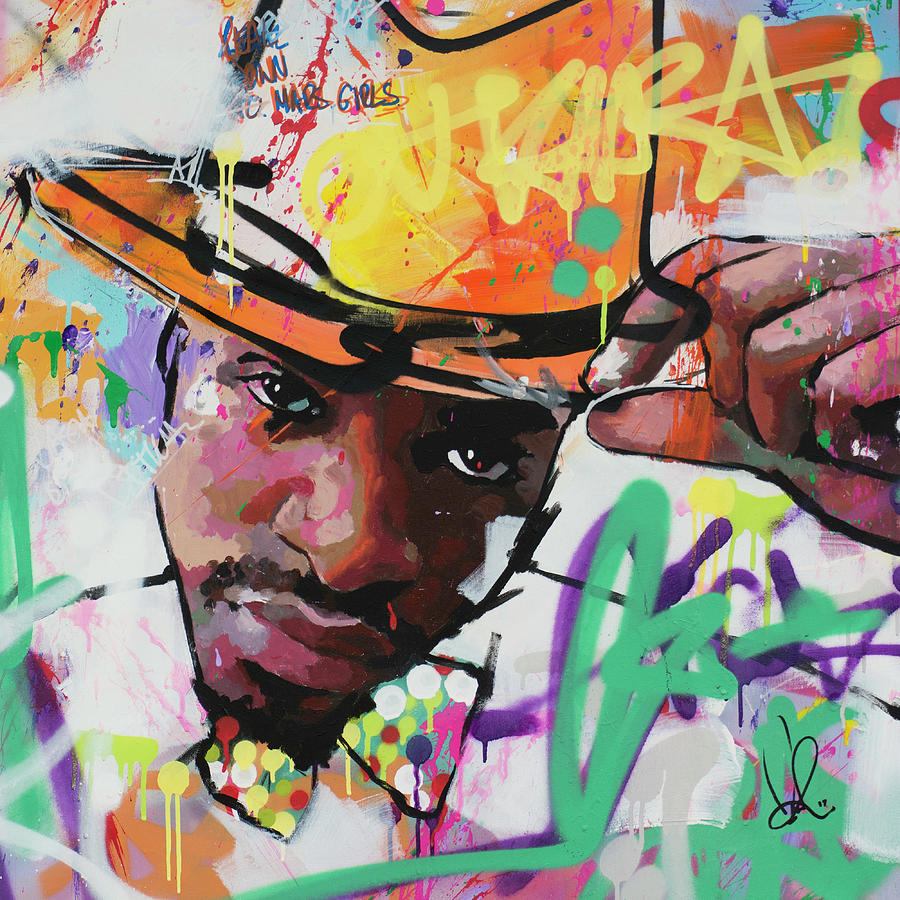 Andre 3000 Painting by Richard Day