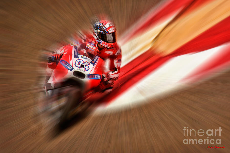 Andrea Dovizioso Ducati Motogp Photograph by Blake Richards