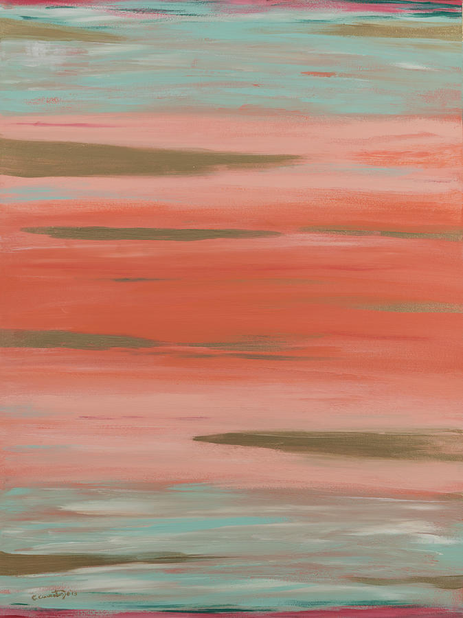 Andreas Landscape 1 Painting by Candelario Cervantez Andreas Landscape 1 Painting by Candelario Cervantez