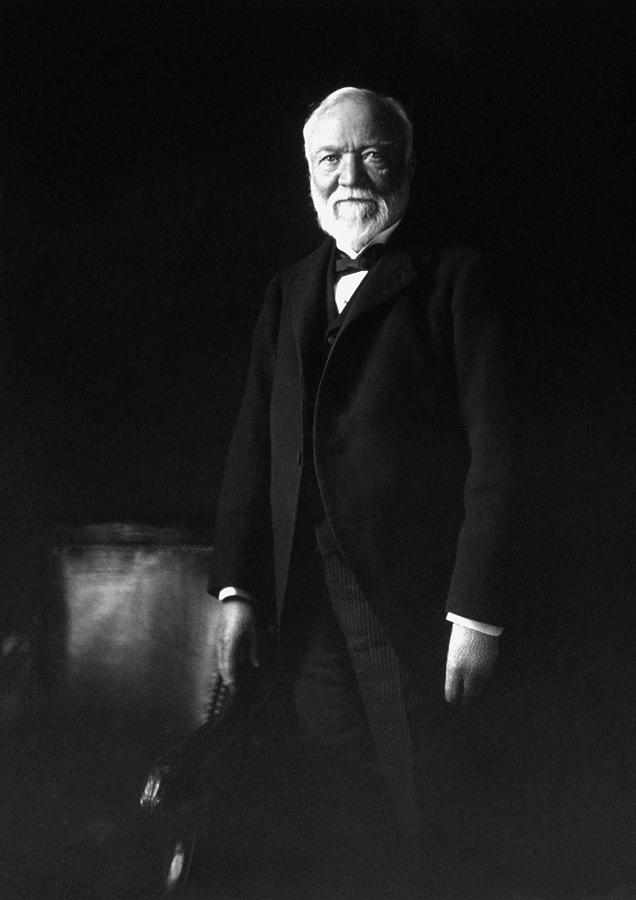 Andrew Carnegie Photograph - Andrew Carnegie by War Is Hell Store