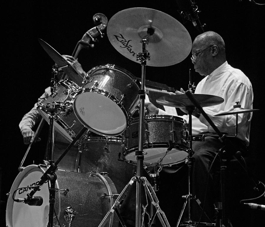 Andrew Cyrille 2 Photograph by Lee Santa