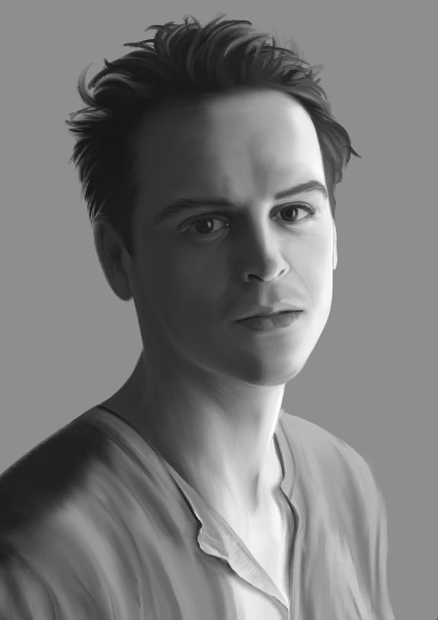 Andrew Scott Digital Art by Julia Andreeva | Fine Art America