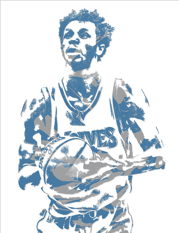 Andrew Wiggins Minnesota Timberwolves Pixel Art 12 Mixed Media by Joe ...