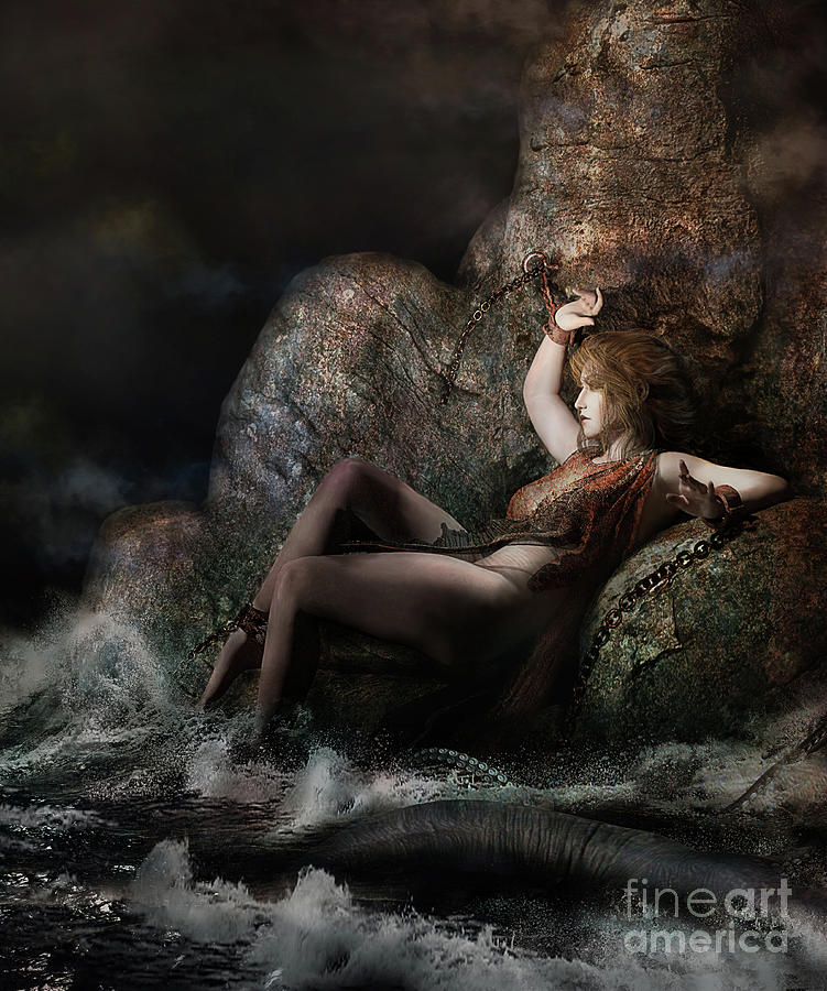 Andromeda Digital Art by Shanina Conway
