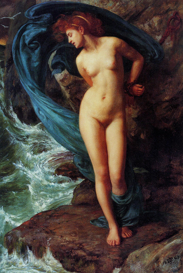 Nude Painting - Andromeda by Edward John Poynter