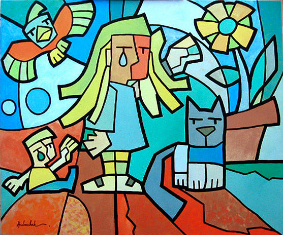 Figurative Painting - Andruchak - Sentimento by Marcos Andruchak Figurative Painting - Andruchak - Sentimento by Marcos Andruchak