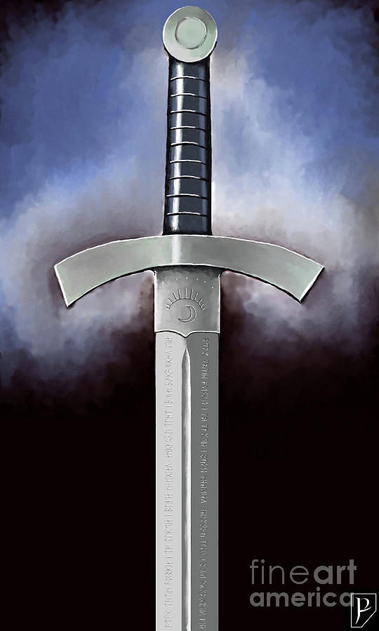 Anduril Painting by Gordon Palmer