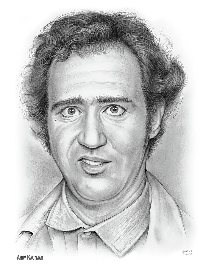Andy Kaufman Drawing by Greg Joens