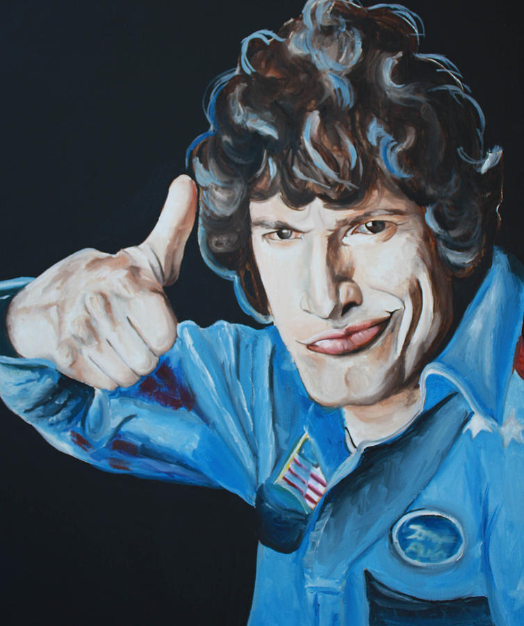Andy Samberg Painting Hot Rod Painting by Mikayla Ziegler