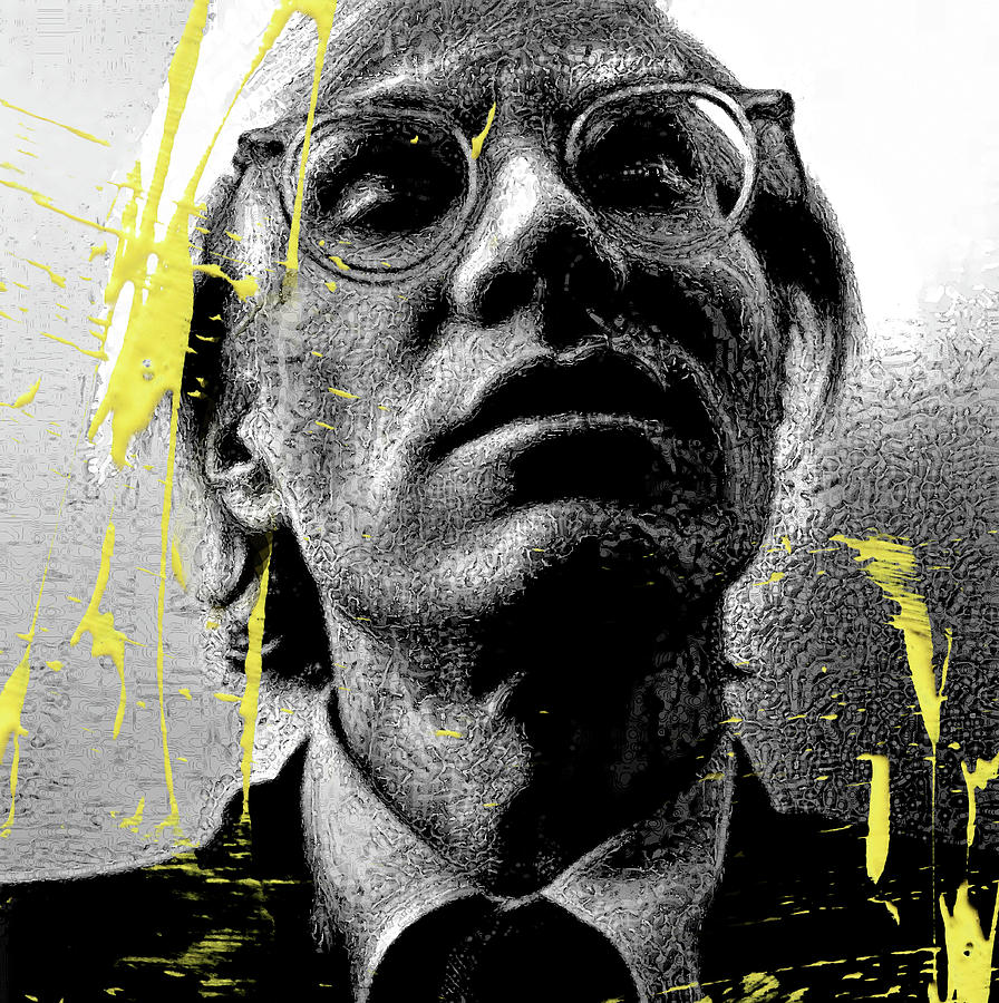 Andy Warhol Artist Digital Art by Mal Bray