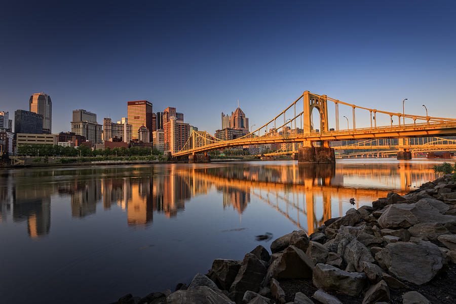 Pittsburgh Photograph - Andy Warhol Bridge by Rick Berk