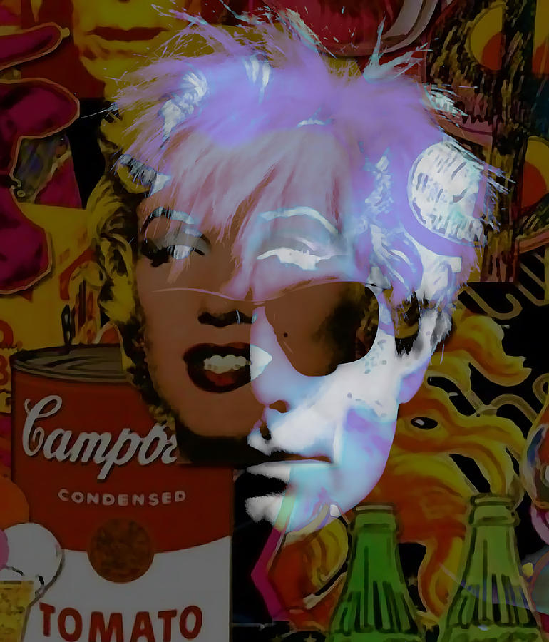 Andy Warhol Collectioin Mixed Media by Marvin Blaine