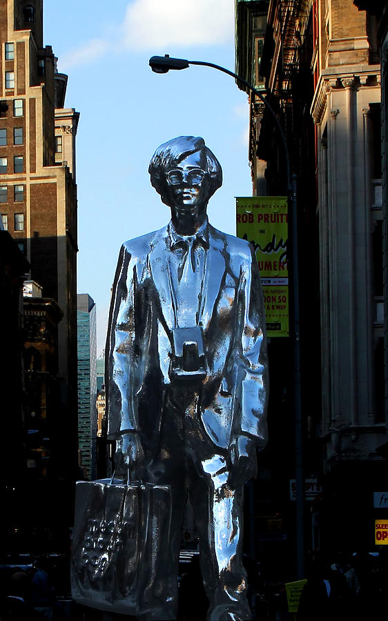 New York City Photograph - Andy Warhol New York by Andrew Fare