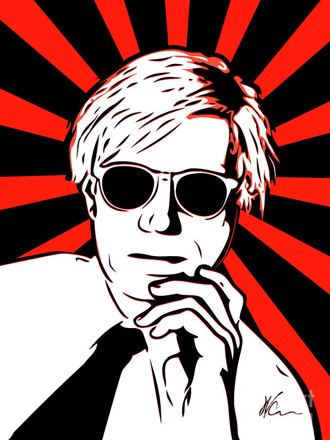 Andy Warhol Pop Art Digital Art by William Cuccio aka