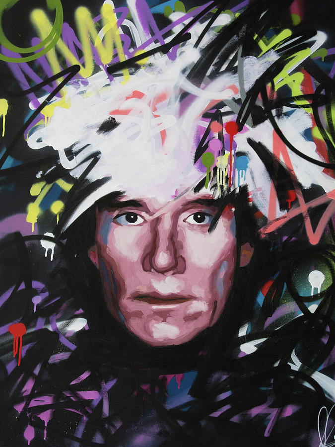 Andy Warhol Painting by Richard Day