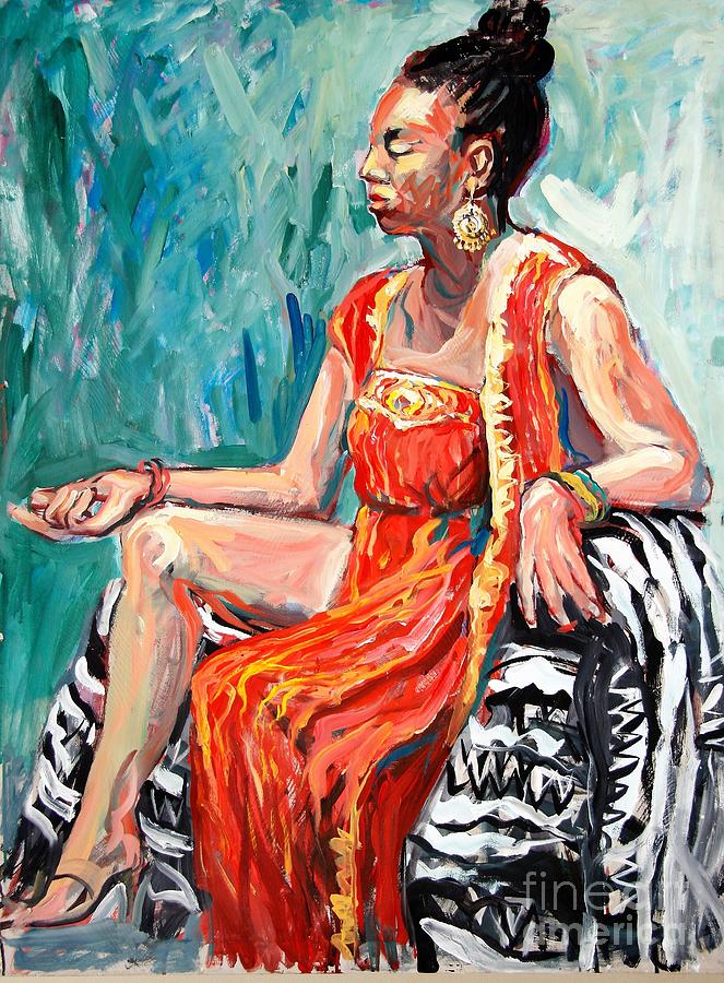 Aneeka Painting by Bill Salamon - Fine Art America