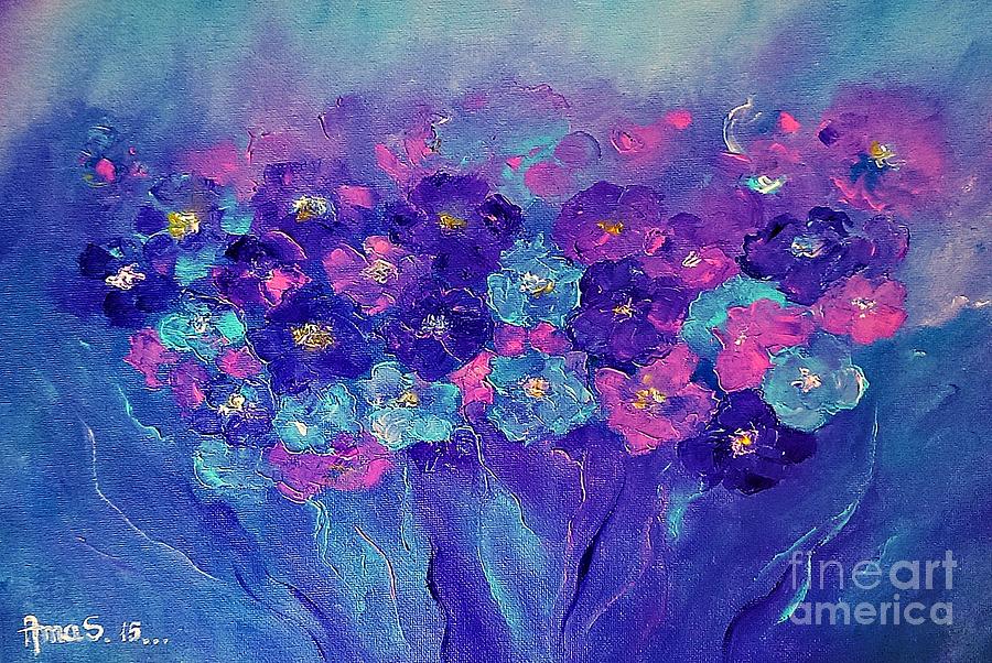 Flower Painting - Anemone by Amalia Suruceanu