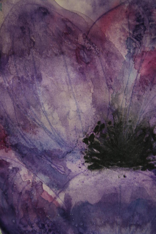 Anemone Painting by Marna Edwards Flavell