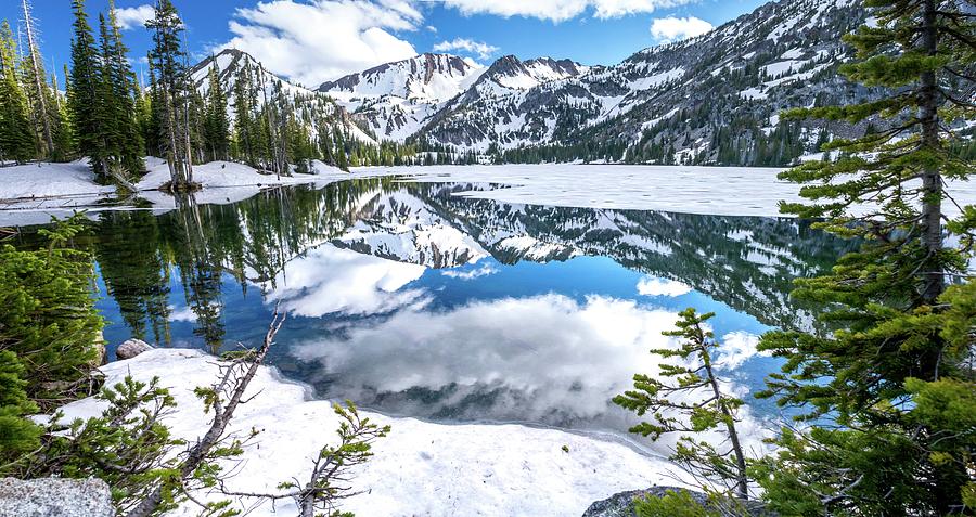 Aneroid Lake in White Photograph by Jeffery Phillips - Fine Art America