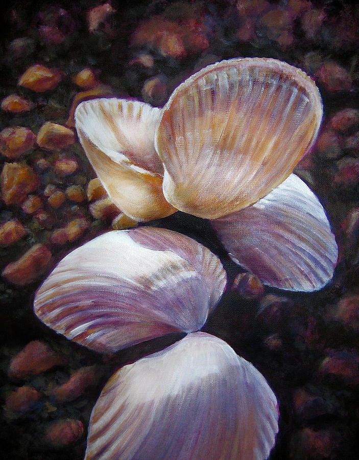 Shell Painting - Anes Shells by Fiona Jack   