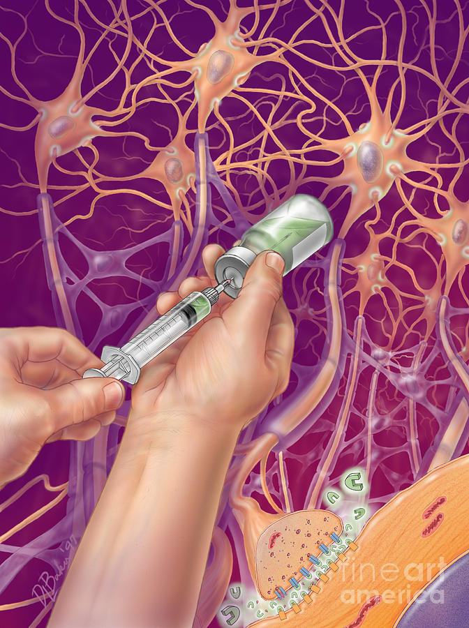 Anesthetic, Illustration Photograph by DNA Illustrations