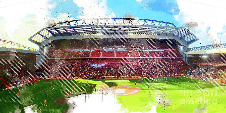 Anfield Stadium Digital Art by Airpower Art