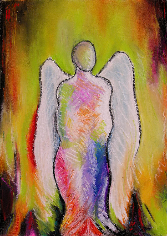 Angel 001 Pastel by Joe Michelli