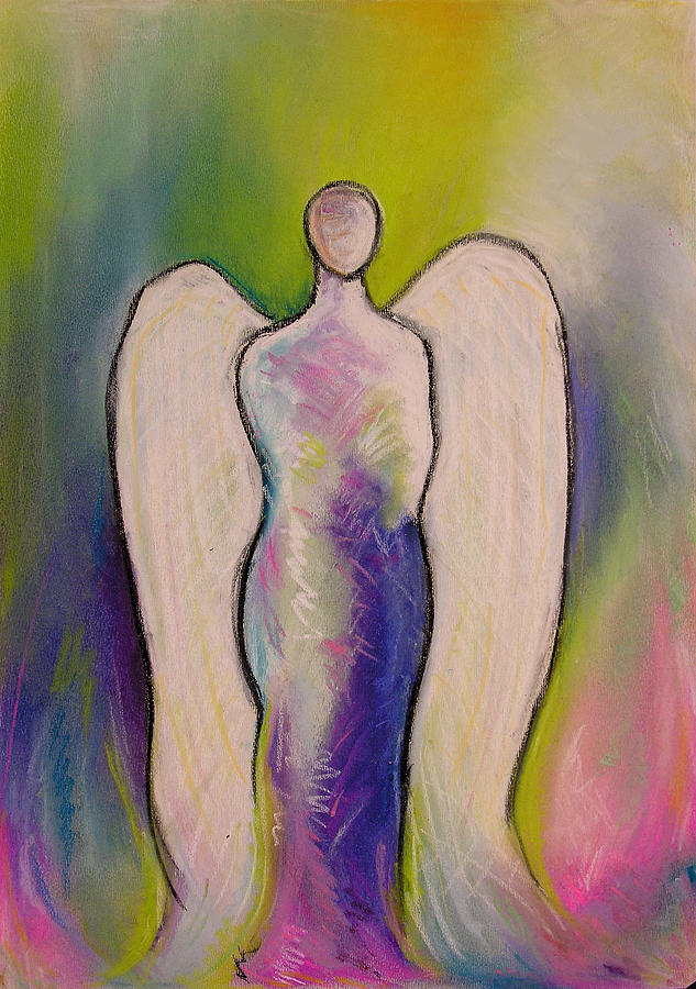 Angel 002 Pastel by Joe Michelli