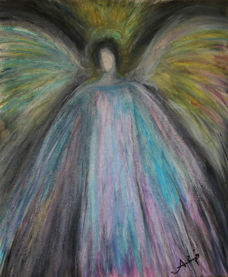 Angels Painting - Angel-1 by Alma Yamazaki