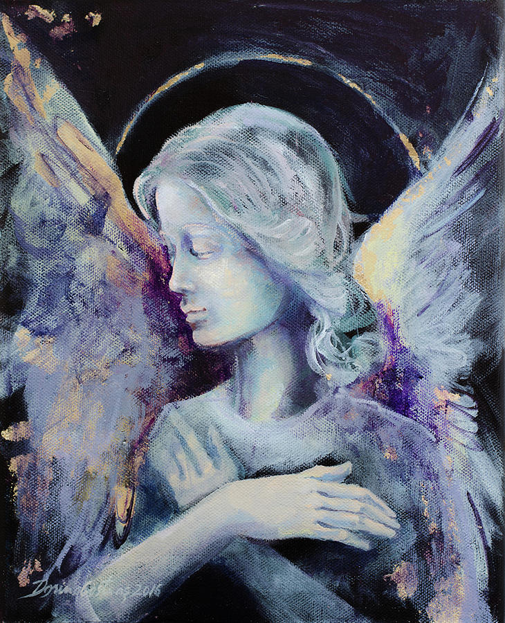 Angel 3 Painting By Dorina Costras