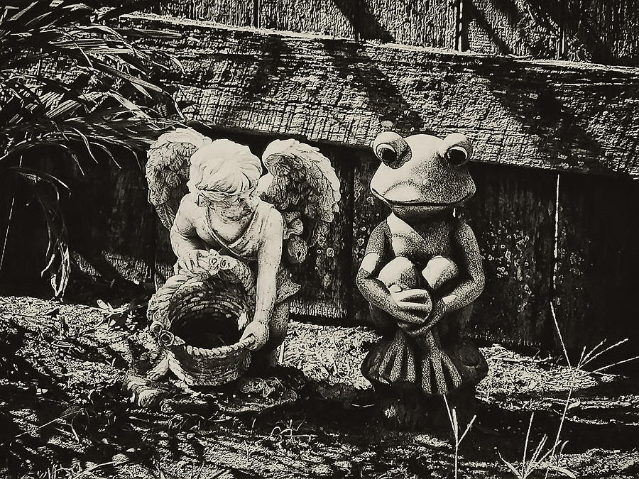 Angel and Frog Photograph by Bill Cannon