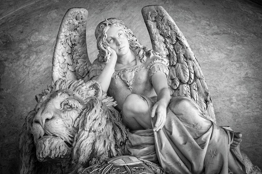 Angel and Lion Photograph by Sonny Marcyan