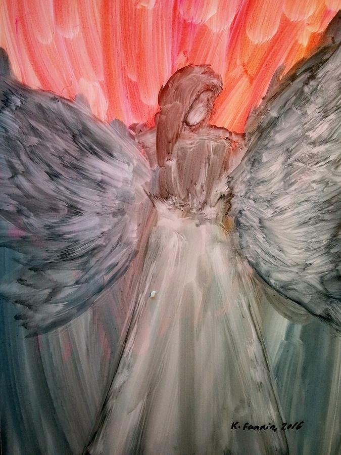 Angel Painting by B Kathleen Fannin
