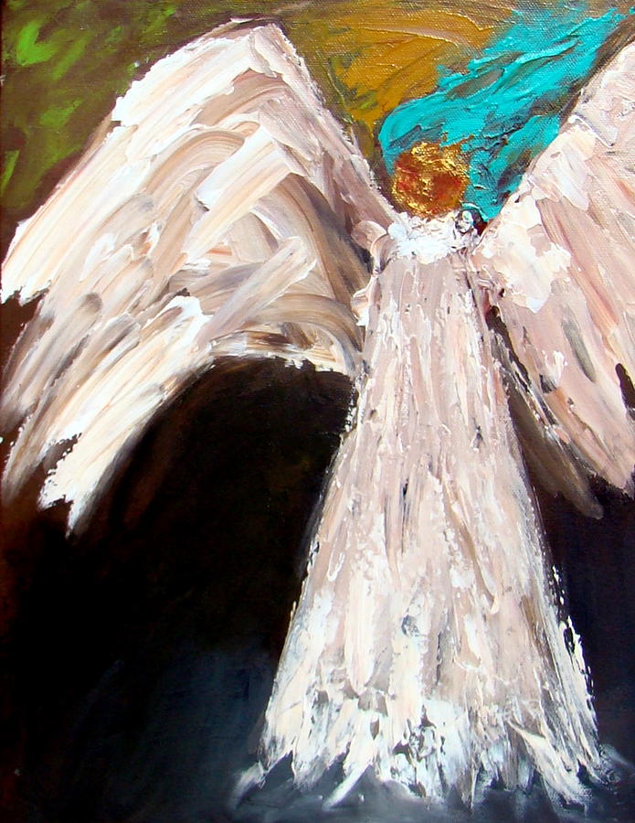 Angel Child Painting by Tonya Rosa Stephens | Fine Art America