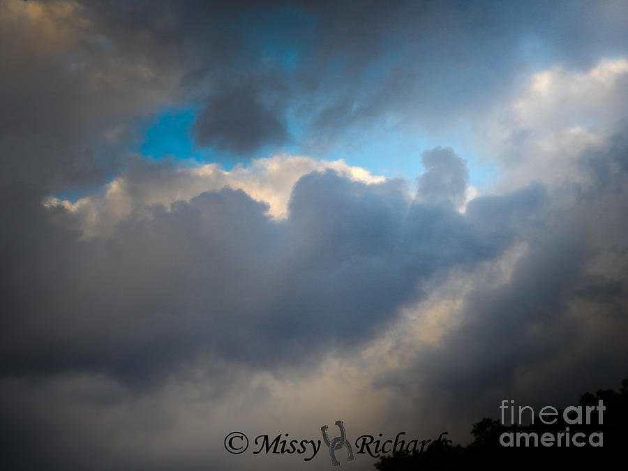 Angel Cloud Over My House Photograph by Missy Richards - Fine Art America