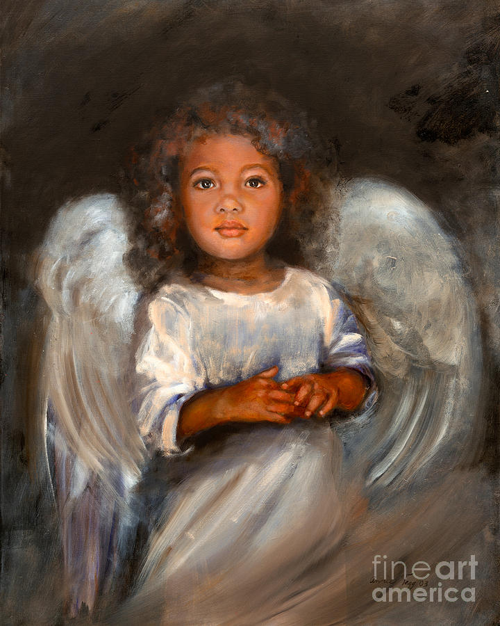 Angel Comfort Painting by Angel Cottage