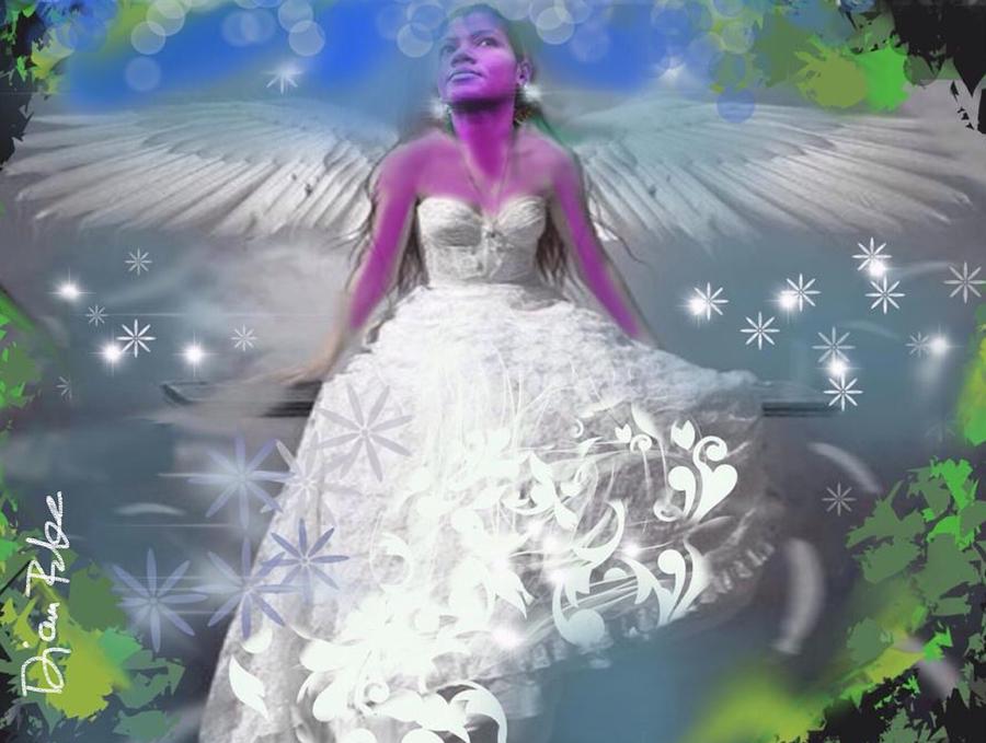 Angel Digital Art by Serenity Studio Art