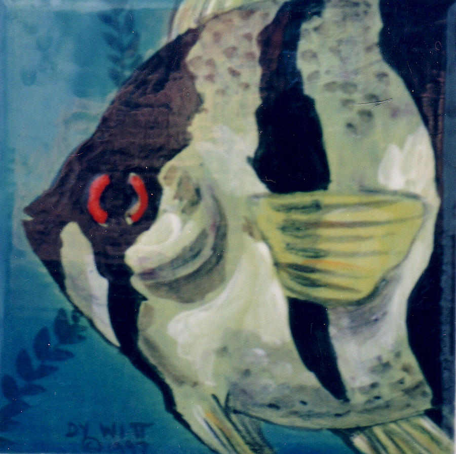 Angel Fish Painting by Dy Witt - Fine Art America