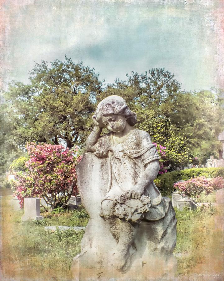 Angel For Annie, Cemetery Child Angel, Charleston South Carolina Photograph by Melissa Bittinger