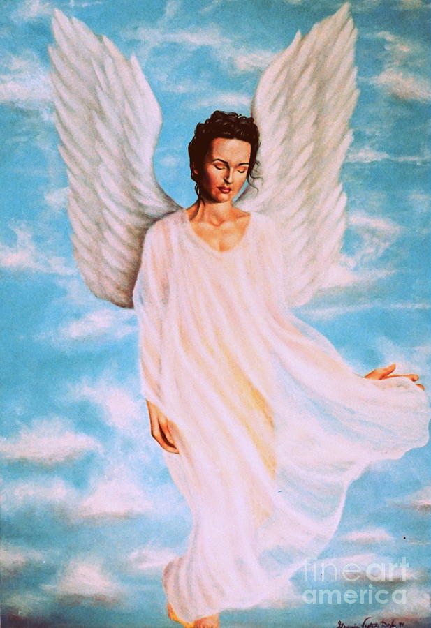 Angel Painting by Georgia Doyle
