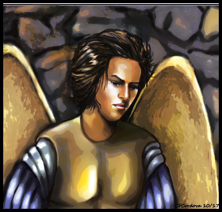 Angel-GODs messengers Digital Art by Carmen Cordova