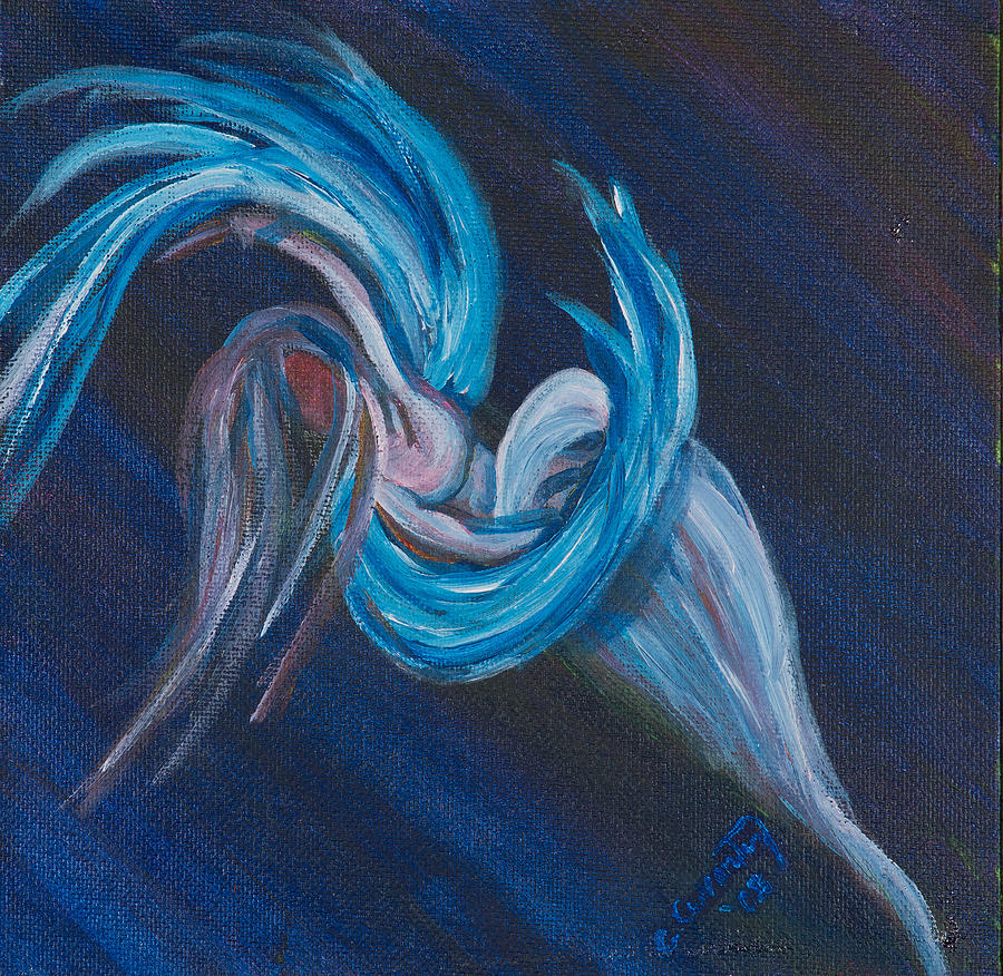 Angel - Hope Painting by Candelario Cervantez Angel - Hope Painting by Candelario Cervantez