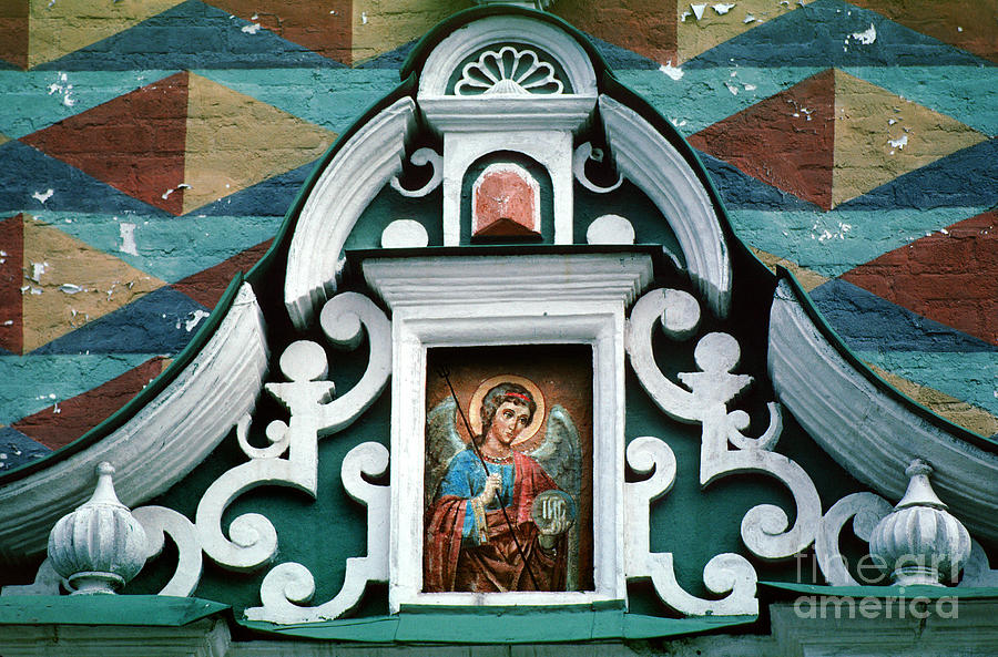 Angel Icon at Trinity Lavra of St. Sergius Monastery Photograph by Wernher Krutein