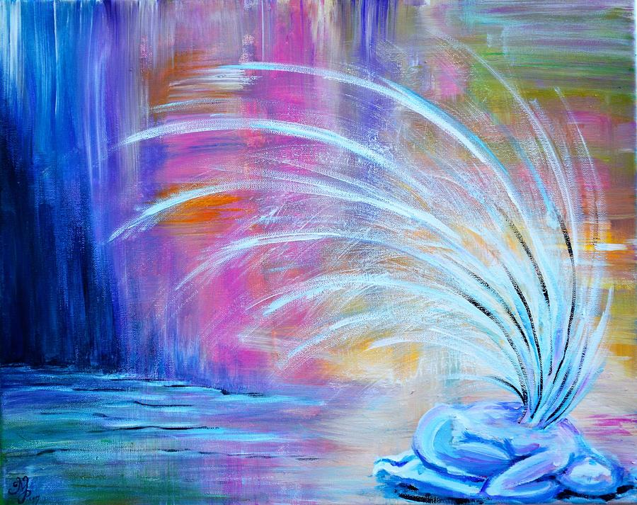 Angel in Isolation Painting by Meganne Peck