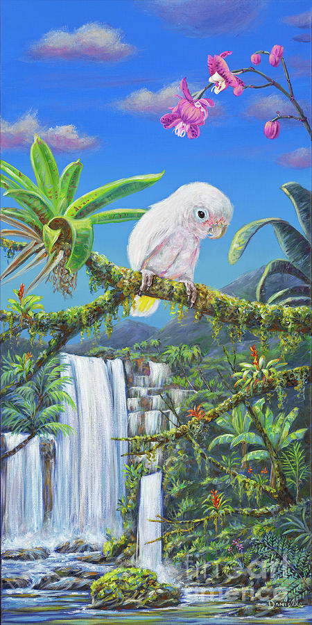 Paradise Painting - Angel in Paradise by Danielle Perry