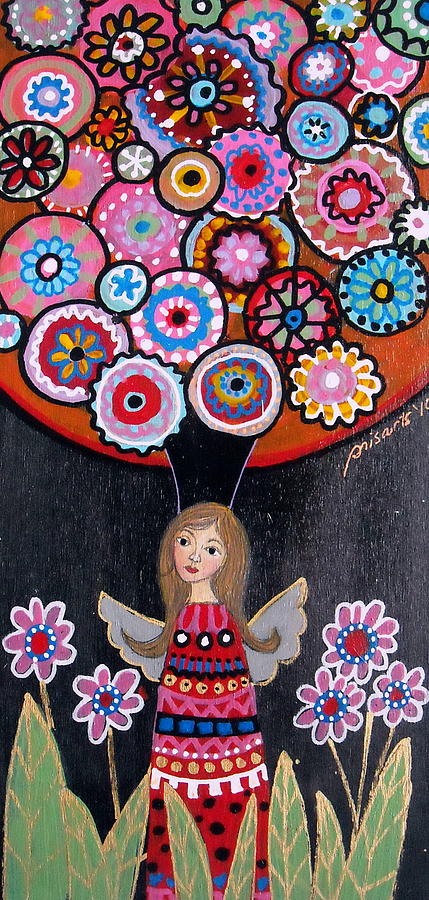 Flower Painting - Angel Kimberly by Pristine Cartera Turkus
