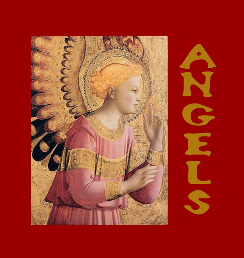 Archangel Gabriel of the Annuciation Mixed Media by Hw
